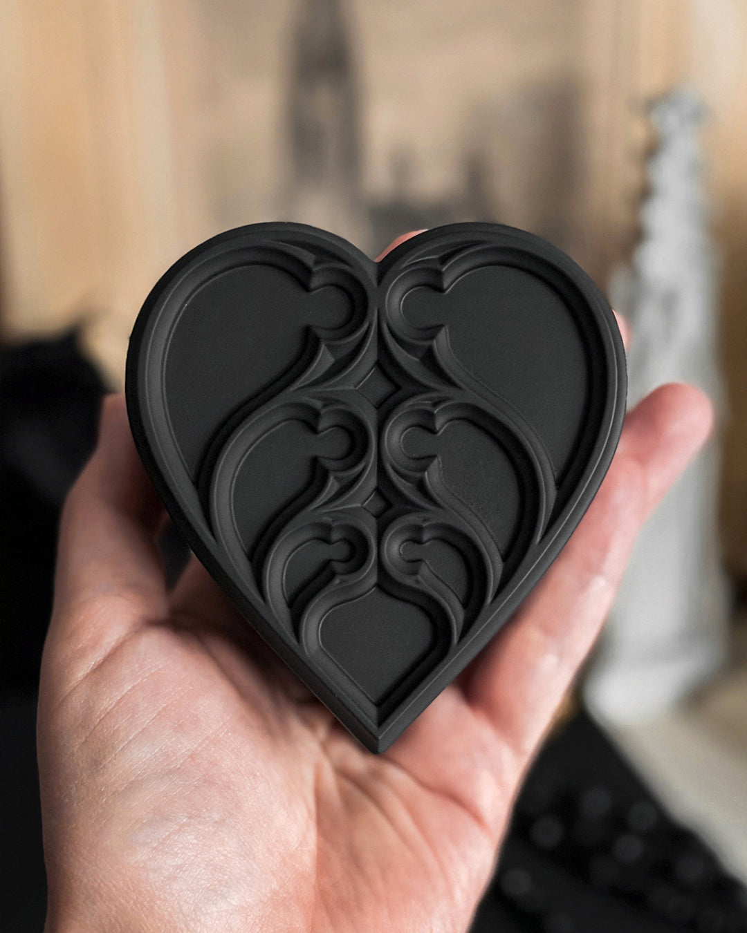 Gothic Heart Jewellery Box