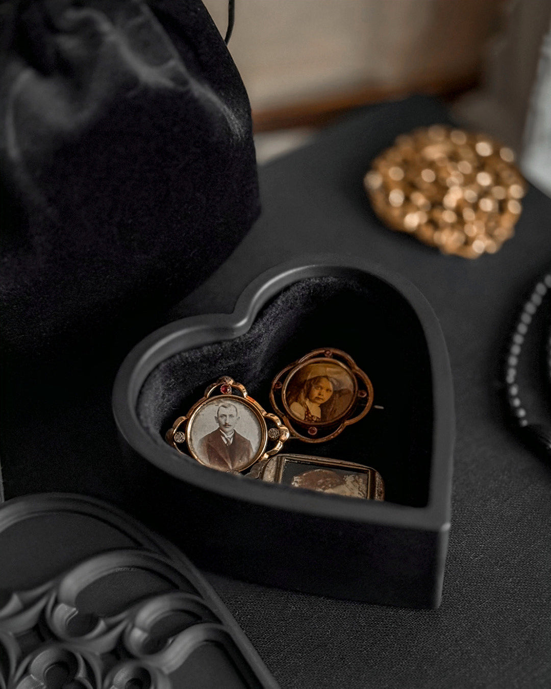 Gothic Heart Jewellery Box