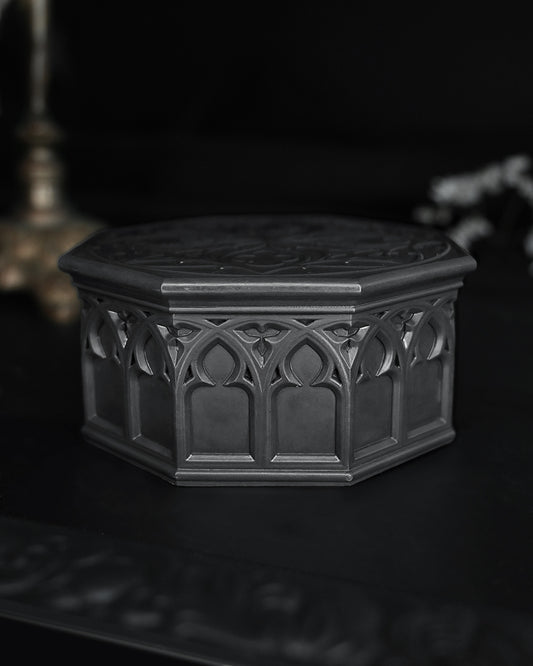 Gothic Altar Candle Holder - BLACK