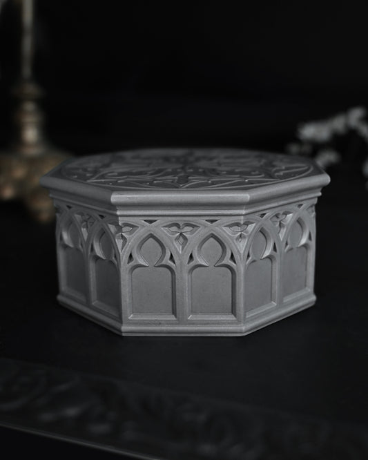 Gothic Altar Candle Holder - GRAY